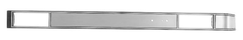 Dash Pad Molding Brothers Trucks DPM87ACBLKALUM-With A/C-Black/Aluminum