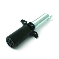 Custer 7 Round, Heavy Duty Black ABS Plug, PLG7R Spring Wire Guard