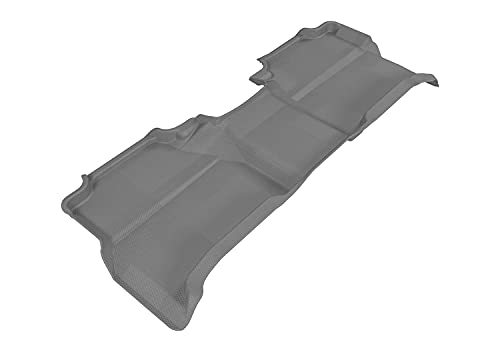 All-Weather Floor Mats for Nissan Frontier Crew Cab 2005-2019 3D MAXpider Custom Fit Car Floor Liners, Kagu Series (2nd Row, Gray)
