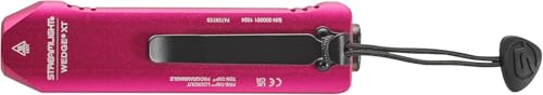 Streamlight Wedge XT 500-Lumen 1,900-Candela Flat Everyday Carry Flashlight, Includes Pocket Lanyard and USB-Cable, Pink BCRF Edition