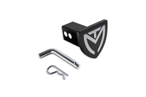 Part# MAX TRAC SUSPENSION'S Hitch COVER-BLK-MT-25 is A Universal Hitch Cover, Black, with The MAXTRAC Shield Logo