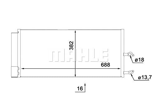 AC890 000S Mahle Condenser