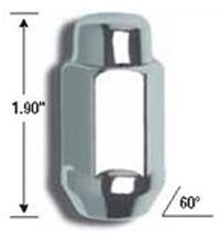 Gorilla 91188XLHT Automotive Bulge XL Ht Lug 13/16" 1/2 Chr Bulk