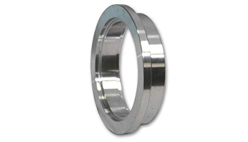 Wastegate Flange, Vibrant Power 12410, Outlet side, V-Band style, fits TIAL MV-R 44mm, CP2 Titanium, each
