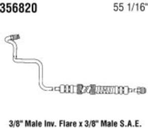 Power Steering Gates 356820 Hose Assembly Pressure Line