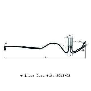 Fuel Filter MAHLE KL 553
