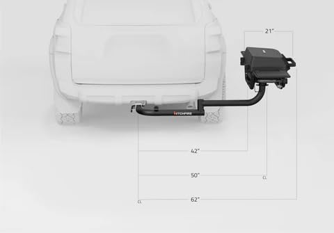 HitchFire 20 Forge Trailer Hitch Grill, Portable Grill Camping Grill, Portable Gas Grill BBQ, Small Grill for Camping Grills, Small Gas Grill Portable Grill Propane Grill, Tailgating Grill RV Grills