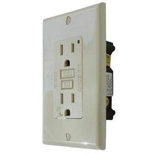 VGF20W Diamond Group Receptacle with LED Indicator Light - 20A, White, 1 Pack