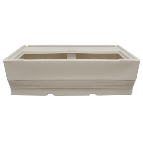Wise Premier Series BM1144-1B-990 Pontoon 36-Inch Bench Base Only, Platinum