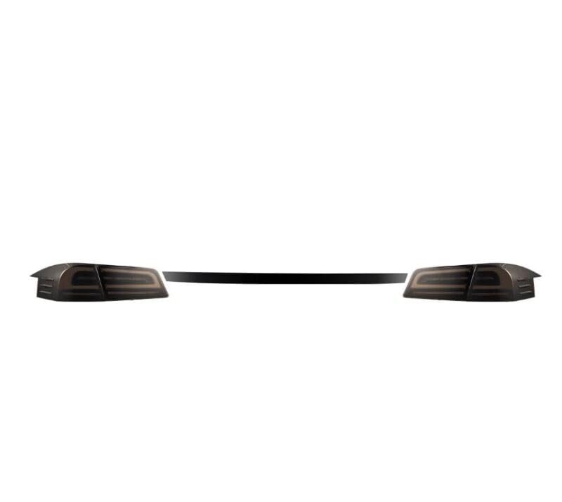 12-21 Tesla Model S AlphaRex LUXX-Series LED Tail Lights - Black
