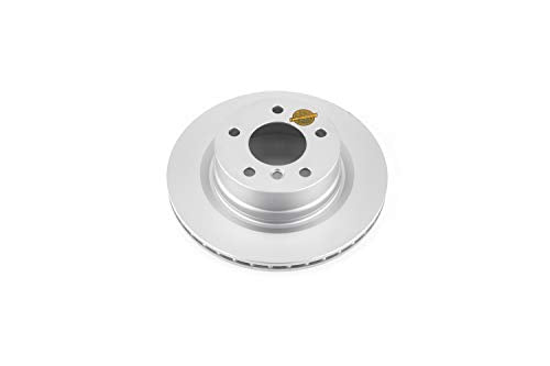 Rear Power Stop EBR1216EVC Evolution Genuine Geomet Coated Brake Rotor For BMW 128i 2008-2013 [Model Specific]