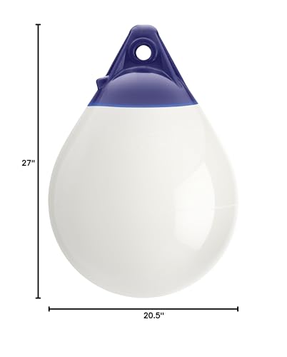 A-4 Polyform Buoy White 20.5 x 27 in.