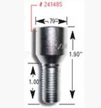 Hex SKT Cone Bolt Gorilla Automotive 24148S 14-1.50 Chr Bulk
