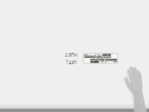 Black HKS 51003-AK117 Sticker (Sticker)