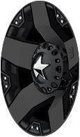 ROCKSTAR XD775 17x8, Bolt Pattern: 5x4.5/5, Offset: 35, MATTE BLACK, set of 1