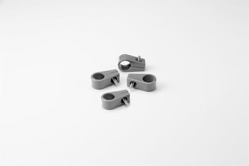 Single Place T-CLAMP, 5/8", 4 Pieces, Gray