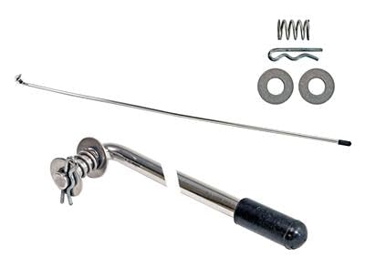 Hood Prop Rod Scott Drake C5ZZ-16826-S Stainless Steel