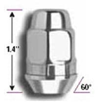 Gorilla 91138SS Automotive Bulge Ss Lug 13/16" 12-1.50 Bulk
