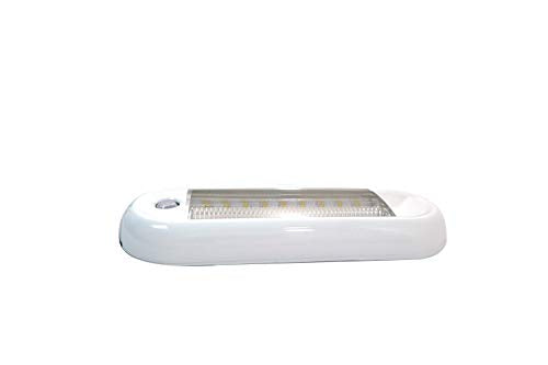 Indirect Oblong Dome Light w/Infrared Switch, Clear Lens - Pkgd.