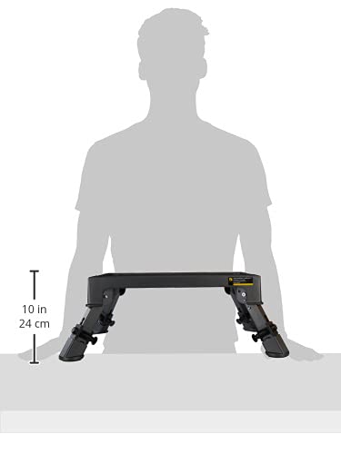 Adjustable Stromberg Carlson 19″ x 14″ RV Platform Step, Heavy Duty Cast Aluminum, Portable Step Stool for Travel Trailers, Trucks, Adjusts 7-3/16″ to 8-9/16″, 1000 lbs Capacity, Rubber Feet