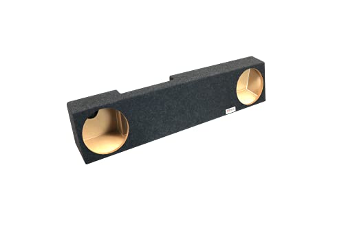 Atrend Bbox Dual 10” A214-10CP Sealed Subwoofer Enclosure Fits 2006 – 2013 Dodge Ram Mega Cab, Charcoal