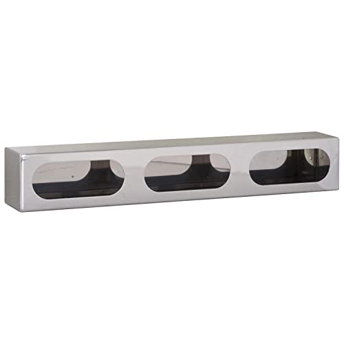 LB3253SST Buyers Products Triple Oval Light Box, Stainless Steel, 6-Inch DOT Light Mount, 3 x 3 x 25 in, Bolt or Weld, Truck & Trailer Lighting