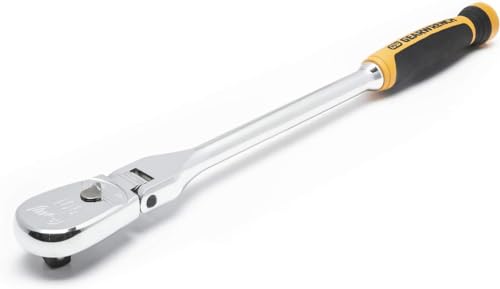 90 Tooth GEARWRENCH 1/2" Drive Cushion Grip Flex Teardrop Ratchet - 81370T, Multi