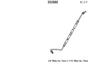 Power Steering Gates 352600 Hose Assembly Pressure Line