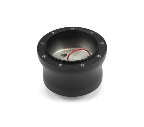 Black Nine Bolt Billet Aluminum Steering Wheel HUB Adapter for '85 & UP Mazda Non-AIRBAG, '80-'90 RX