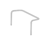 RETAINER WIRE-BIN NORCOLD 635814, Replacement For Norcold NR740 Series Refrigerators; Fixed Width; Wire; Single