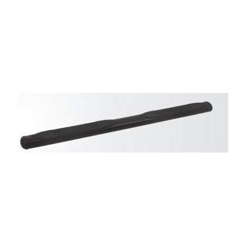 TrailFX Side Steps Nerf Bar Fits Ford F-150 SuperCrew 2009–2014 Black Powder Coated Steel with Step Pads 4-Inch Oval Straight Rocker Panel Mount Set of 2 TrailFX A1523B