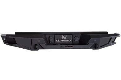 Go Rhino Rear Bumper BR20 | Mild Steel, Textured Black | 28178T | Fits 2014 - 2021 Toyota Tundra w/o Hitches ( Not Compatible w/ Blind Spot Monitor & Rear Cross-Traffic Alert or Toyota Safety Sense )