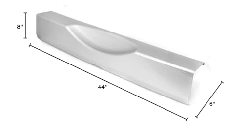 12040.09 | Omix | Rear Bumper Applique, Silver | OE Reference: 1ML22WS2AA | Fits 2007-2018 Jeep Wrangler JK