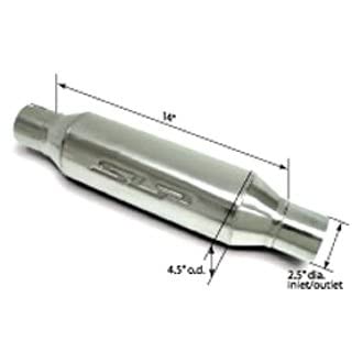 Resonator SLP 310013919 ('LoudMouth' Bullet-Type 2.5" Inlet/Outlet (ea.)