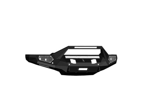Evolution Road Armor 3242EF3B Front Winch Bumper Sheet Metal Pre-Runner Guard - Texture Black - Compatible with: 2024-2025 Chevy 2500 3500
