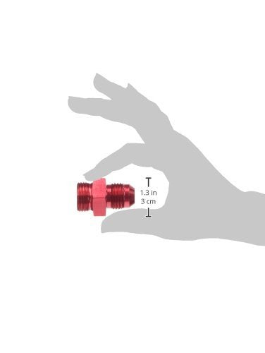 Blue Anodized Aluminum Edelbrock Carburetor Inlet Fitting 8087, Red
