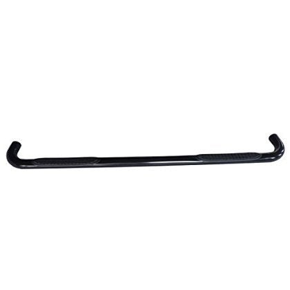 TrailFX Nerf Bars for Extended Cab Toyota Tacoma 2005-2023 Black Powder Coated 3 Inch Round Bent Steel Side Steps with Slip-Resistant Molded Step Pads Rocker Panel Mount Set of 2 Running Boards
