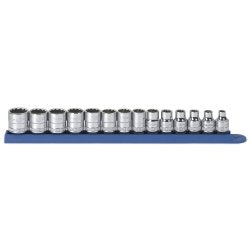 3/8 DR 14PC 12PT STANDARD METRIC SOCKET SET