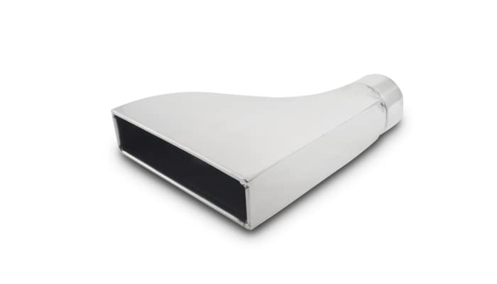 1607 Vibrant 7.75" x 1.875" Rectangular Stainless Steel Tip (Camaro Style) - 2.25"i