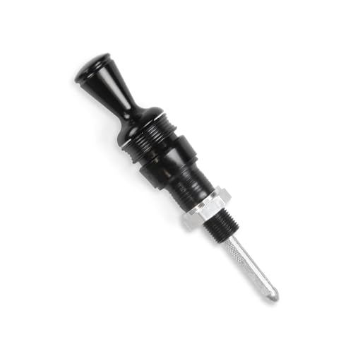 LOKAR Direct Mount Locking Black Anchor-Tight Trans Dipstick for AOD/4R70W/AODE