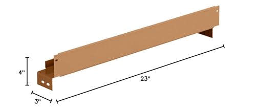Accessory KNAACK Door Shelf, Right Inside Door, Steel, Tan - 494