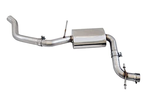Mk6 Jetta 1.8T AWE Tuning Touring Edition Exhaust - Diamond Black Tips - 3015-23050