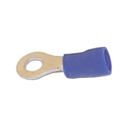 Sierra International EC63190 Ring Terminals Insulated for 16-14 Gauge Wire (10 Pack), Blue, 5/16"
