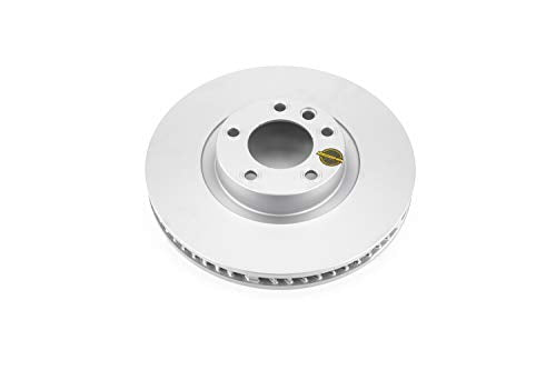 Power Stop EBR1290EVC Evolution Front Right Genuine Geomet Coated Brake Rotor For Porsche Cayenne 2011-2018, Volkswagen Touareg 2011-2015 [Model Specific]