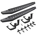 Go Rhino Running Boards RB20, Mounting Brackets, & 2 Pair of Drop Steps | Galvanized Steel, Textured Black | 6942998020PC | Fits 2015-2023 Ram 1500 & 2015-2018 Ram 1500 Crew Cab Classic Body Style
