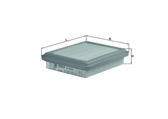 Air Filter MAHLE LX 591
