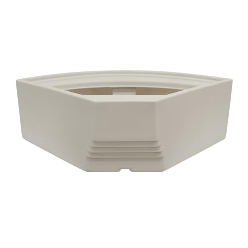 Premier Series Wise BM11028-1B-990 28-Inch Radius Corner Seat Base Only, Platinum