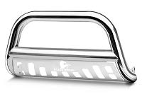 Bull Bar Black Horse Off Road Skid Plate Stainless Steel Compatible with 2014-2020 AcuraMDX|2018-2020 Honda Odyssey|2017-2022 Honda Passport|2016-2022 Honda Pilot|2017-2023 Honda Ridgeline-BB158107-SP