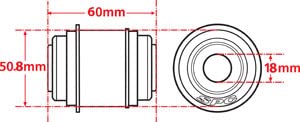 X-AXIS Sealed Flex Joint Specialty Products Company (15648) Vehicle Specific Item