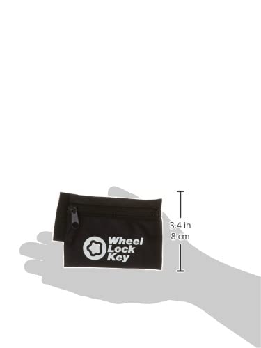 Wheel Key Lock Storage Pouch McGard 70007, Black